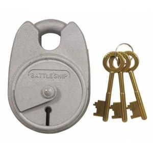 Chubb Battleship Padlock (1K11) Keyed Alike